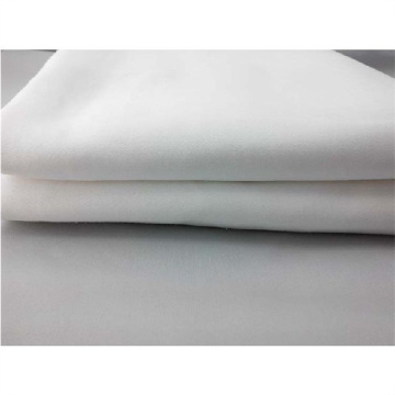 Tissu de Polycotton d&#39;utilisation de feuille de lit blanche simple